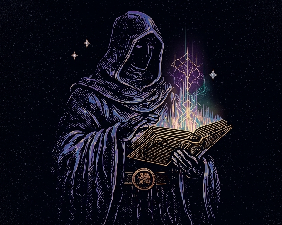 Ilustración abstracta para la sección de contacto